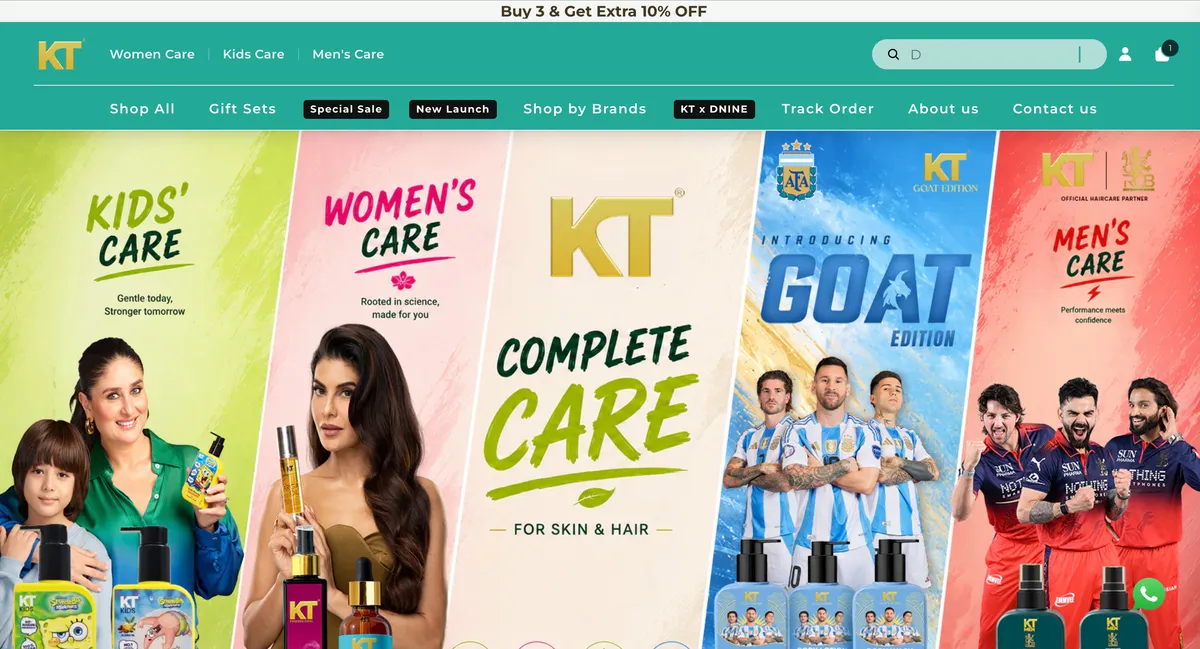 KT Life — website project by Debraj Roy