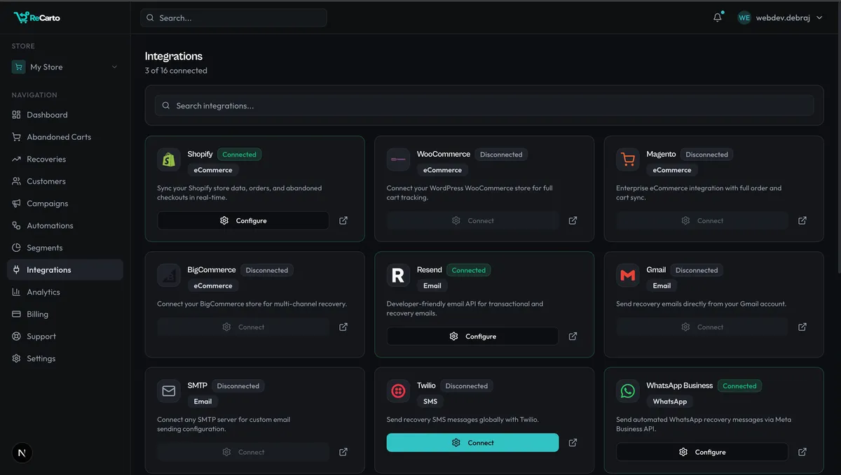 Store Integrations